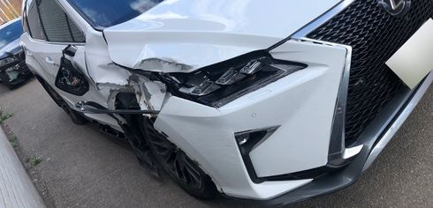 Lexus sedan collision repair