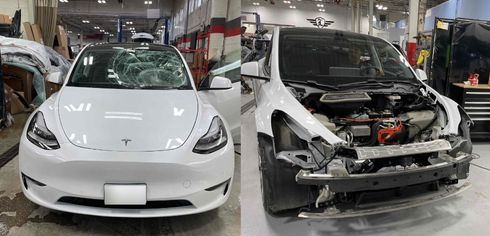 Tesla certified repair shop
