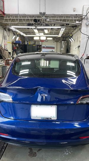 tesla collision certified repair